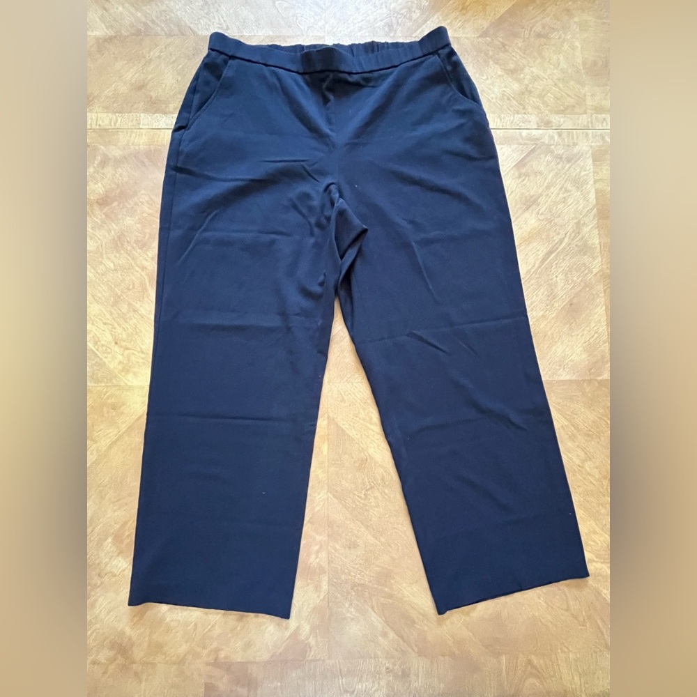JM Collection Black Wide-Leg Pants | Size 14S